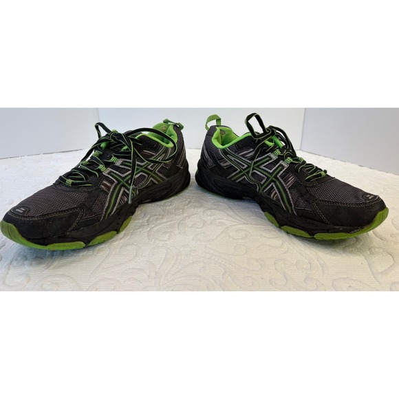 ASICS Gel Venture 5 Women's Trail Running‎ Shoes Black Neon Green Size 8 - Picture 7 of 11